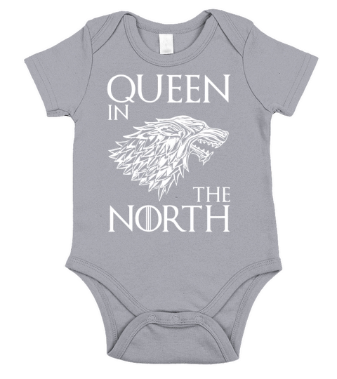 QUEEN IN THE NORTH Short Sleeve Baby One-Piece