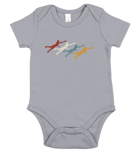 Retro vintage Ultimate Frisbee Short Sleeve Baby One-Piece
