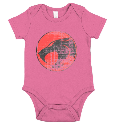 ThunderCats Logo  worn look Short Sleeve Baby One-Piece