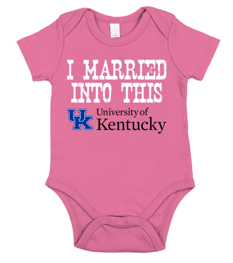 University of Kentucky University Married Into I Married Into This Short Sleeve Baby One-Piece