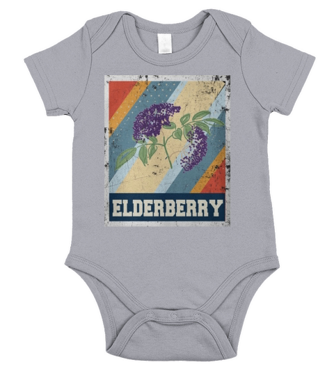 vintage style Elderberry Short Sleeve Baby One-Piece