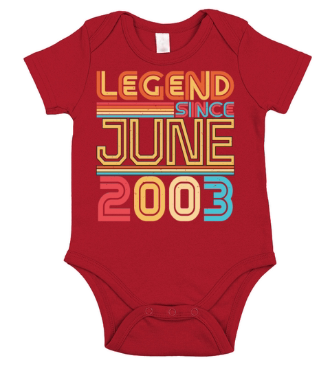 Year Of Birth 2003 June Short Sleeve Baby One-Piece