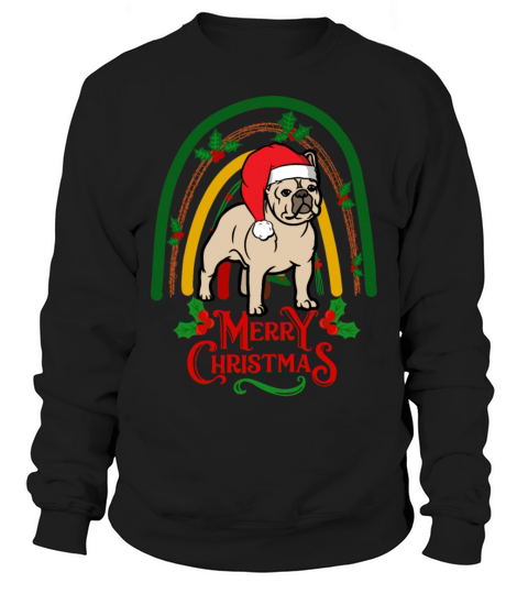 Christmas French Bulldog Kawaii Sweatshirt Unisex
