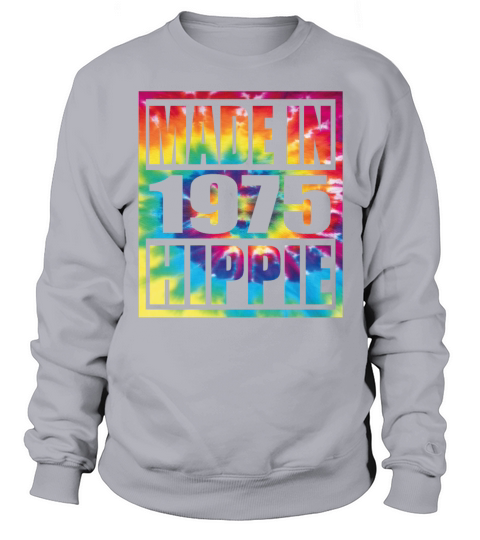 Hippie Birthday 1975 Sweatshirt Unisex