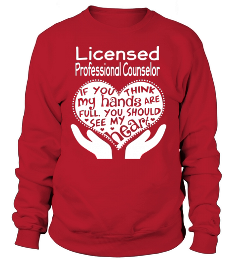 Licensed Professional Counselor FFull Hand Sweatshirt Unisex
