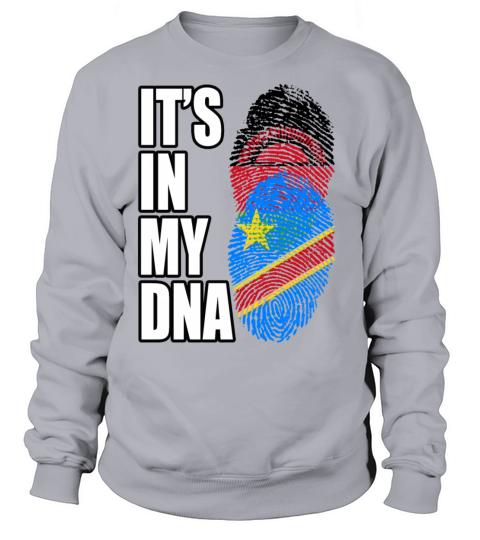 Malawian And Congolese Mix Heritage DNA Flag Sweatshirt Unisex