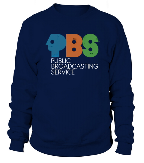 PBS Vintage Logo Distressed Sweatshirt Unisex