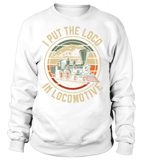 Steam Train Driver Trainspotting Sweatshirt Unisex