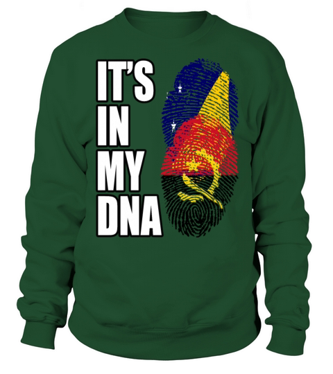 Tokelauan And Angolan Mix Heritage DNA Flag Sweatshirt Unisex
