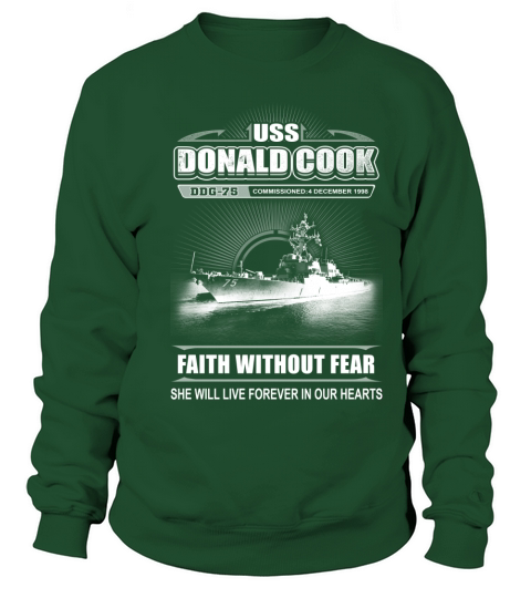 USS Donald Cook - Ladies Flowy Tank Sweatshirt Unisex