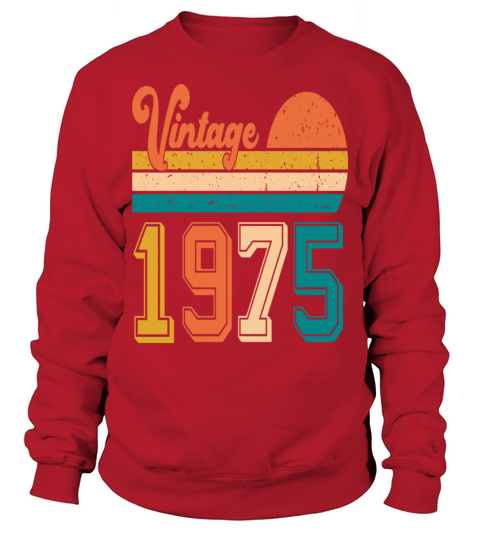 Vintage 1975 birthday gift Sweatshirt Unisex