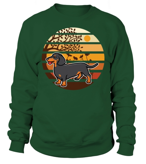 Vintage Dachshund Weiner Sausage Dog Animal Lover Sweatshirt Unisex