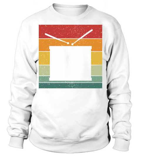 Vintage Retro Drum Vintage Music Sweatshirt Unisex
