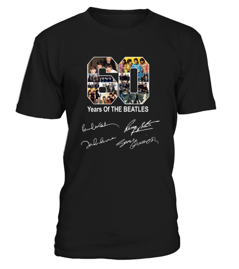 60 years of The Beatles all signature T-Shirt Unisex