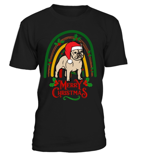 Christmas French Bulldog Kawaii T-Shirt Unisex