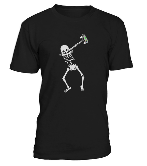 Cool Dabbing Skeleton Gamer Shirt Dab Dance Video Games T-Shirt Unisex