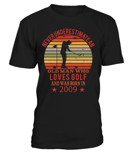 Golfing Golfplayers Vintage 2009 Birthday T-Shirt Unisex
