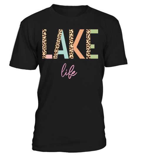 Lake Life Leopard Skin T-Shirt Unisex
