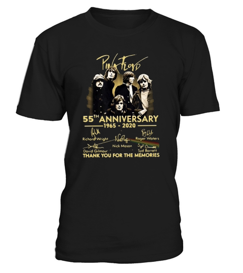 Pink Floyd 55th anniversary 1965 2020 signatures shirt T-Shirt Unisex