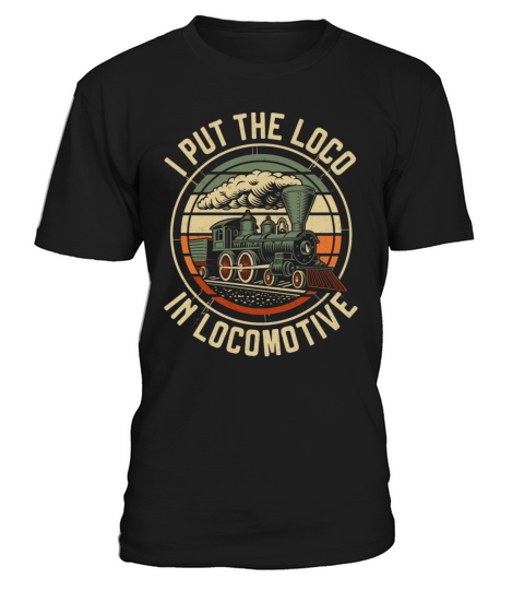 Steam Train Driver Trainspotting T-Shirt Unisex