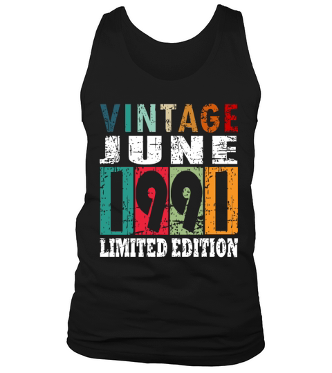 1991 vintage born in June gift Tank Top Unisex