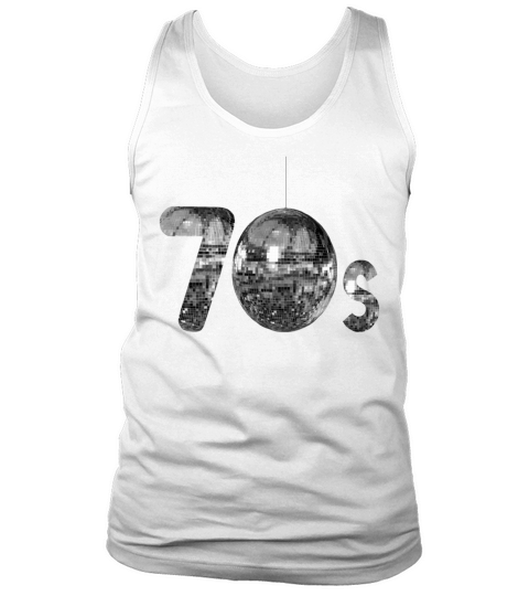 70s Silver Disco Tank Top Unisex