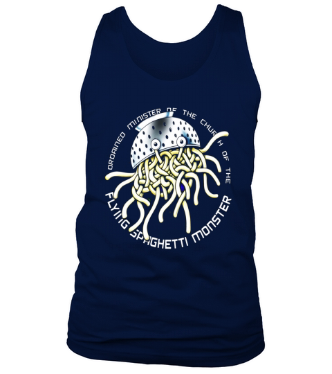 Chemise du ministre de l&#39;église du monstre spaghetti volant Tank Top Unisex
