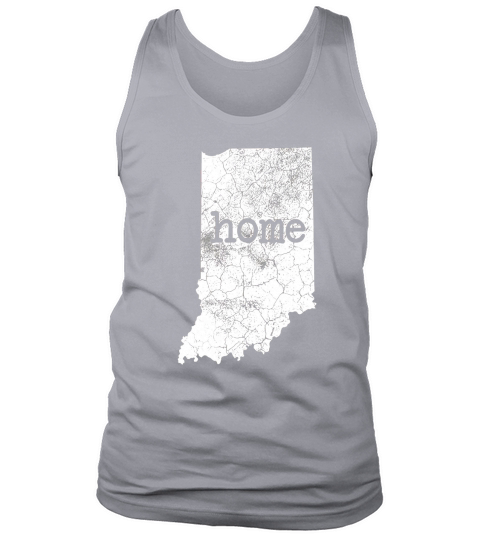 Distressed Indiana Home Shirt Tank Top Unisex