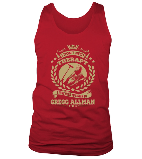 GREGG ALLMAN Tshirt Tank Top Unisex