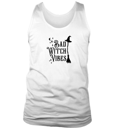 HALLOWEEN BAD WITCH VIBES Hungry Beast BROOM Tank Top Unisex