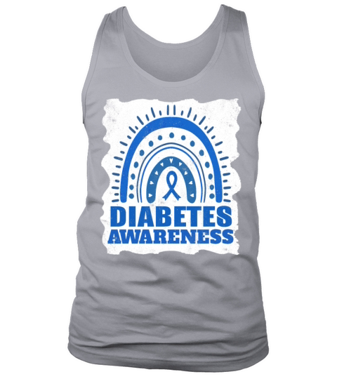 November Rainbow Diabetes Awareness Month Tank Top Unisex