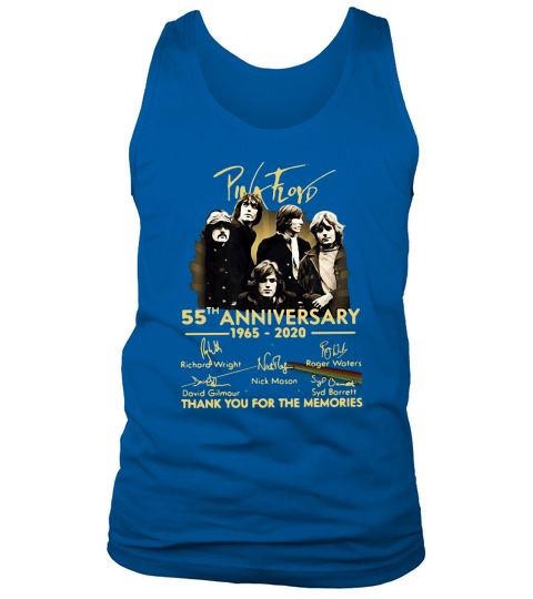 Pink Floyd 55th anniversary 1965 2020 signatures shirt Tank Top Unisex