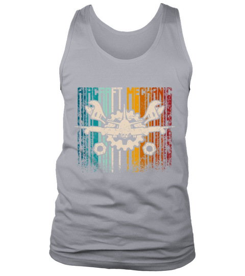 Retro Vintage aircraft mechanic Tank Top Unisex