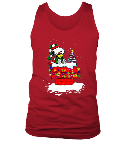 Snoopy Xmas Tshirt Tank Top Unisex