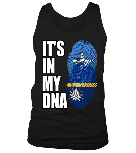 Somali And Nauruan Vintage Heritage DNA Flag Tank Top Unisex