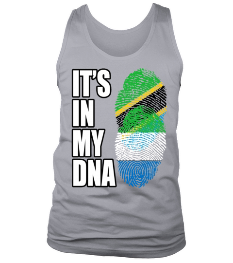Tanzanian And Sierra Leonean Vintage Heritage DNA Tank Top Unisex