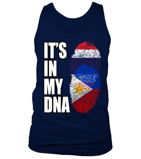 Thai And Filipino Vintage Heritage DNA Flag Tank Top Unisex
