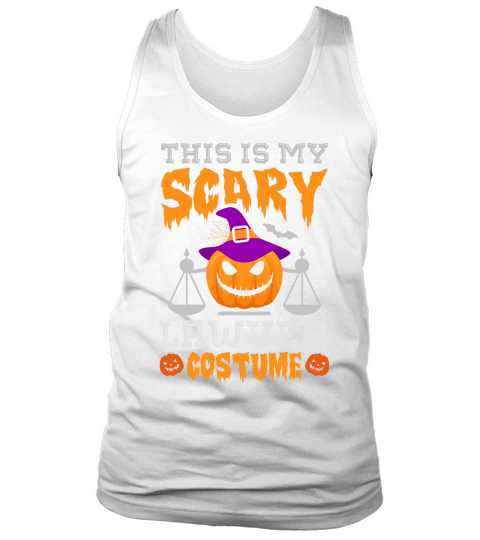 This Is My Scary Lawyer Halloween Costume Tank Top Unisex
