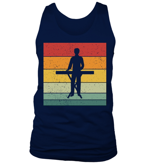 Vintage Retro Electric Keyboard Piano Music Tank Top Unisex