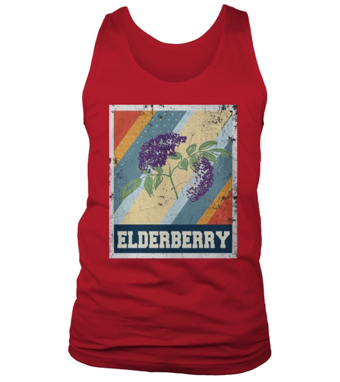 vintage style Elderberry Tank Top Unisex