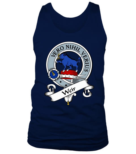 Weir Clan Badge Scottish Clan Badges Tank Top Unisex