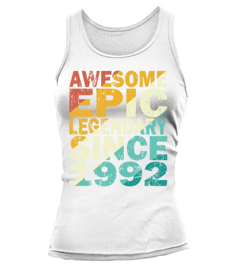 30th birthday vintage 1992 legendary since 1992 Tank top Woman