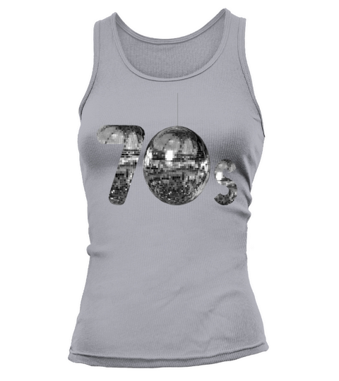 70s Silver Disco Tank top Woman