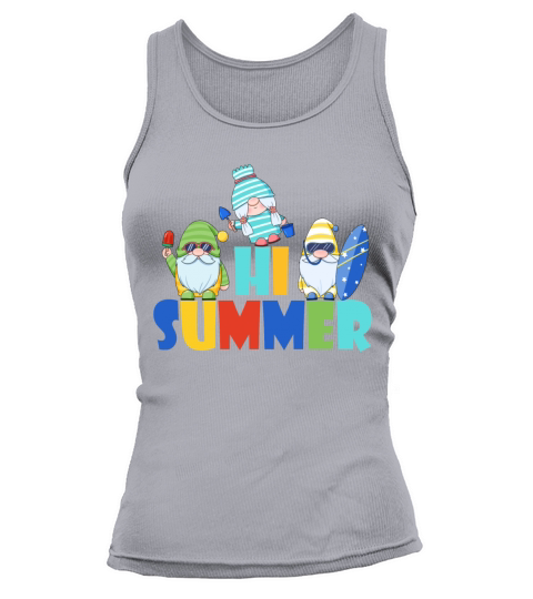 cartoon hi summer gnome Tank top Woman