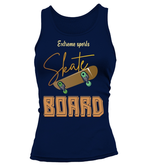 extreme sport skate board gift idea Tank top Woman
