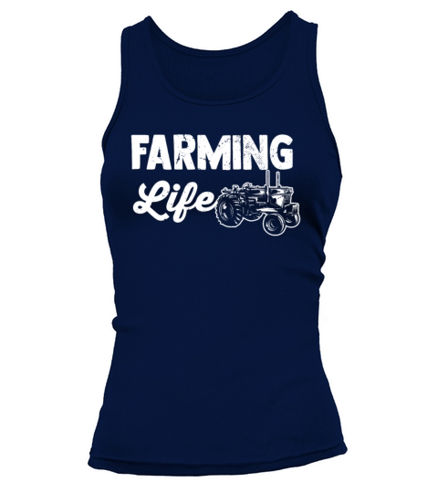 Farming Life Tractor Work Life Balance Harvest Man Tank top Woman