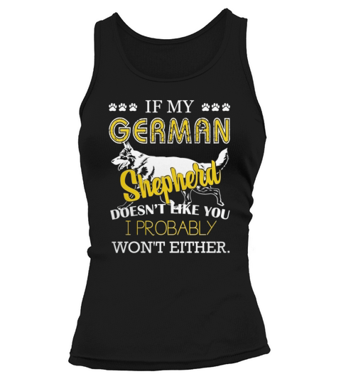 GERMAN SHEPHERD T-SHIRT GUYS LADIES HOODIE YOUTH TEE SWEAT  SHIRT V-NECK UNISEX BESTSELLER (22) Tank top Woman