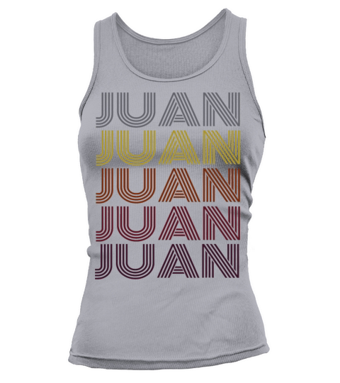 Graphic 365 First Name Juan Retro Pattern Vintage Tank top Woman