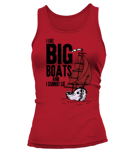 I Like Big Boats and I Cannot Lie Vintage Retro Sh Tank top Woman