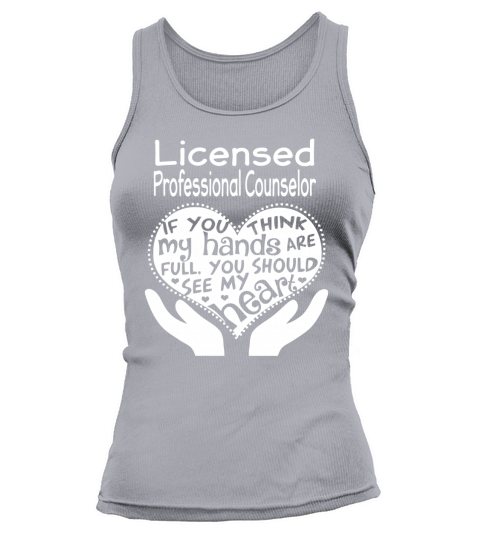 Licensed Professional Counselor FFull Hand Tank top Woman